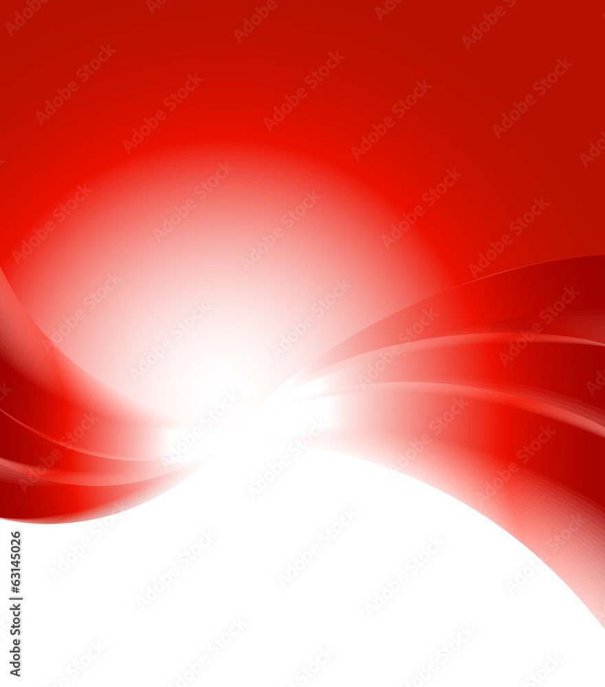 Poster abstract red background