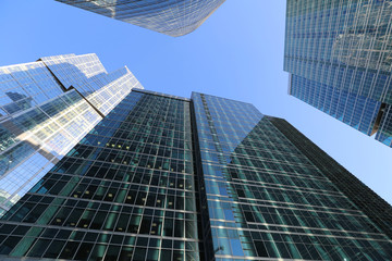 Business offices and trade centers in the business area "Moscow-