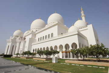 Fototapeta na wymiar Sheikh Zayed Bin Sultan Al Nahyan Mosquée