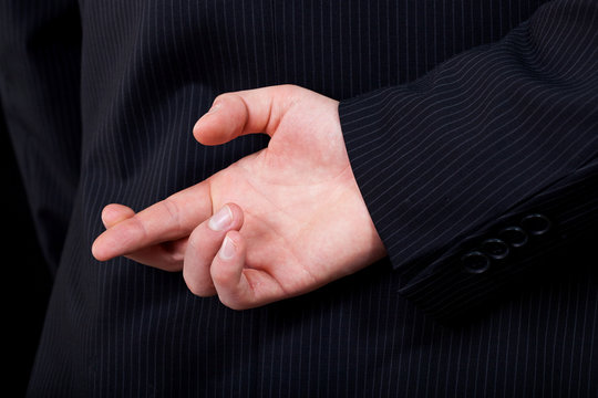 Cheating hand gesture