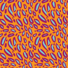 Seamless colorful textures of leopard