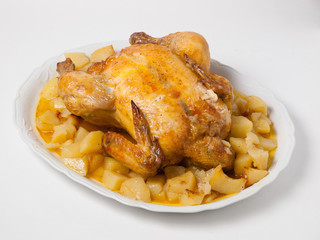 Roasted Chicken with potatos
