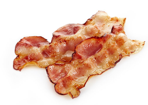 fried bacon strips