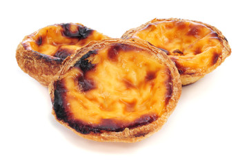 pasteis de nata, typical Portuguese egg tart pastries
