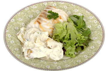 Fish with Potato Salad