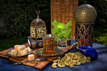 Arabic mint tea