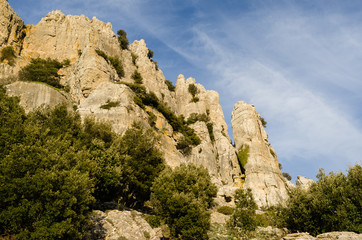 Fototapeta na wymiar Sardegna, Orgosolo, Monte Novo San Giovanni