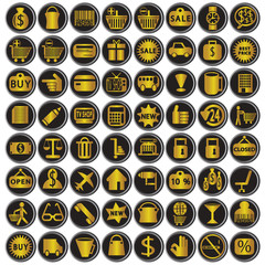 shopping icons