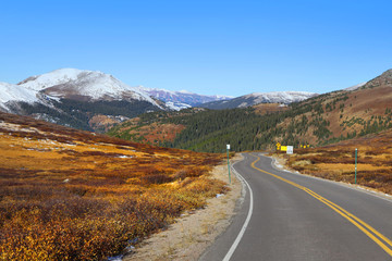 Scenic route 150 of Colorado