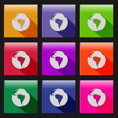 Earth Buttons, Illustration