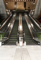 Modern metro interior