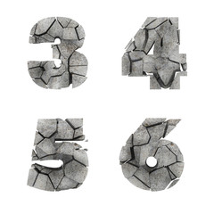 Broken Stone Font