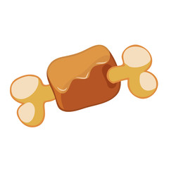 meat isolated illustration