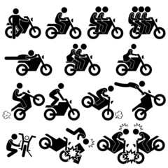 Motorcycle Motorbike Motor Bike Stunt Man Daredevil