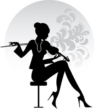 Donna con violino
