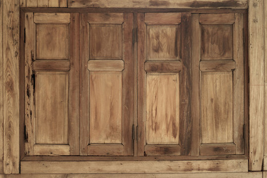 old wooden windows
