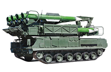 pre-loading installing anti-aircraft missile system 