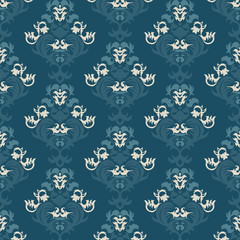 Floral vintage background, pattern