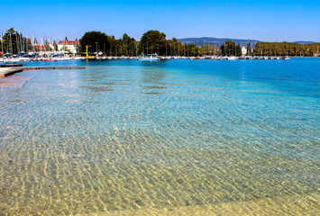 Lake in France near Annecy city