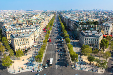 The Elysian Fields, Champs-Elesees in Paris.