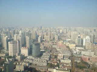 Fototapeta na wymiar clean air in Shanghai