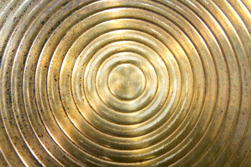 Spiral Pattern From the Bottom of a Cooking Pot Patterned