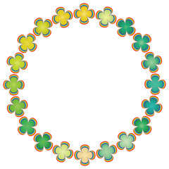 虹の四葉サークル(植物)