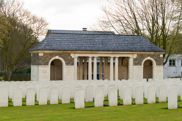 Wood Cemetery great world war one flanders Belgium
