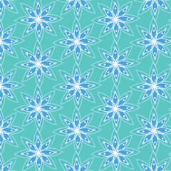 Floral background.Seamless texture. Vector art