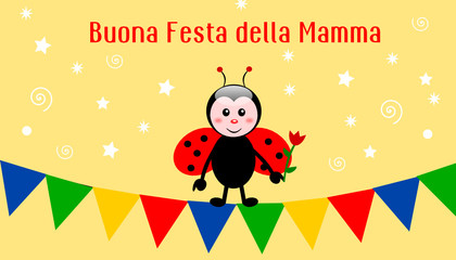 Cartolina d'auguri per la festa della mamma