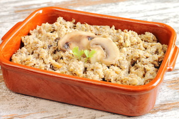 Homemade mushroom spread