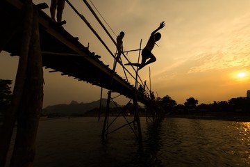 Vang Vieng Sunset