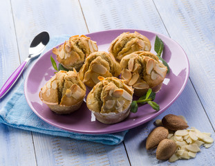 almonds muffins