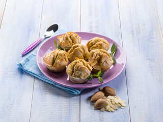 almonds muffins