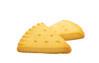 Butter cookies isolated