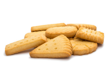 Butter cookies isolated