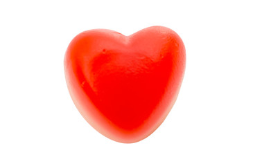 candy hearts isolated