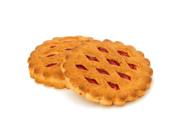 biscuits with jam isolated