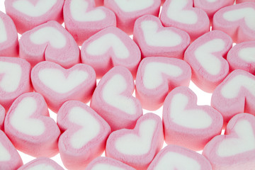 heart shape marshmallows