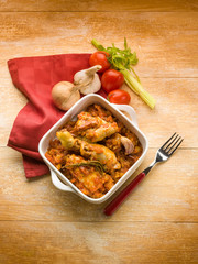 chicken Cacciatora italian traditional recipe