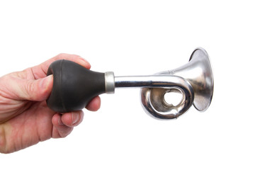 hand with a horn