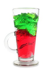 Fruit in wineglass