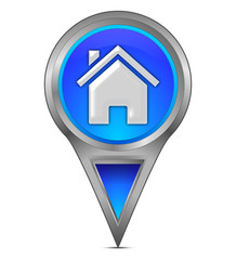 Pin Pointer mit Home Symbol