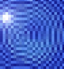 Abstract blue  mosaic background