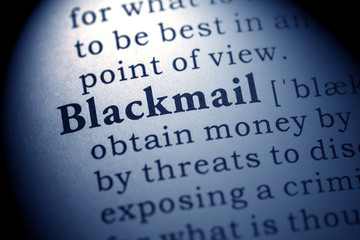 blackmail - obrazy, fototapety, plakaty