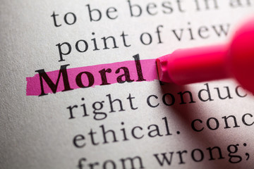 Fototapeta premium moral