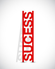 success ladder concept illustration design