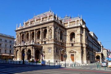 The State Opera in Budapest, Hungary - obrazy, fototapety, plakaty