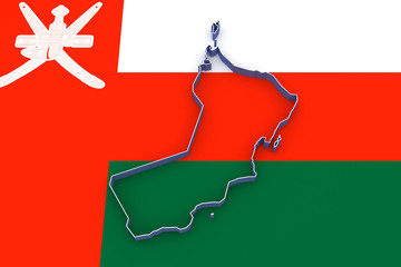 Map of Oman