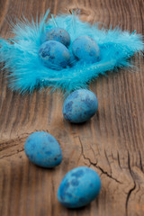 Easter blue eggs